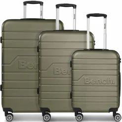 Bench Koffersets Als Hartgepäck|Koffersets 3-Teilig<Seattle 4 Rollen Kofferset 3-teilig dark-olive