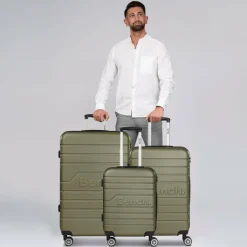 Bench Koffersets Als Hartgepäck|Koffersets 3-Teilig<Seattle 4 Rollen Kofferset 3-teilig dark-olive