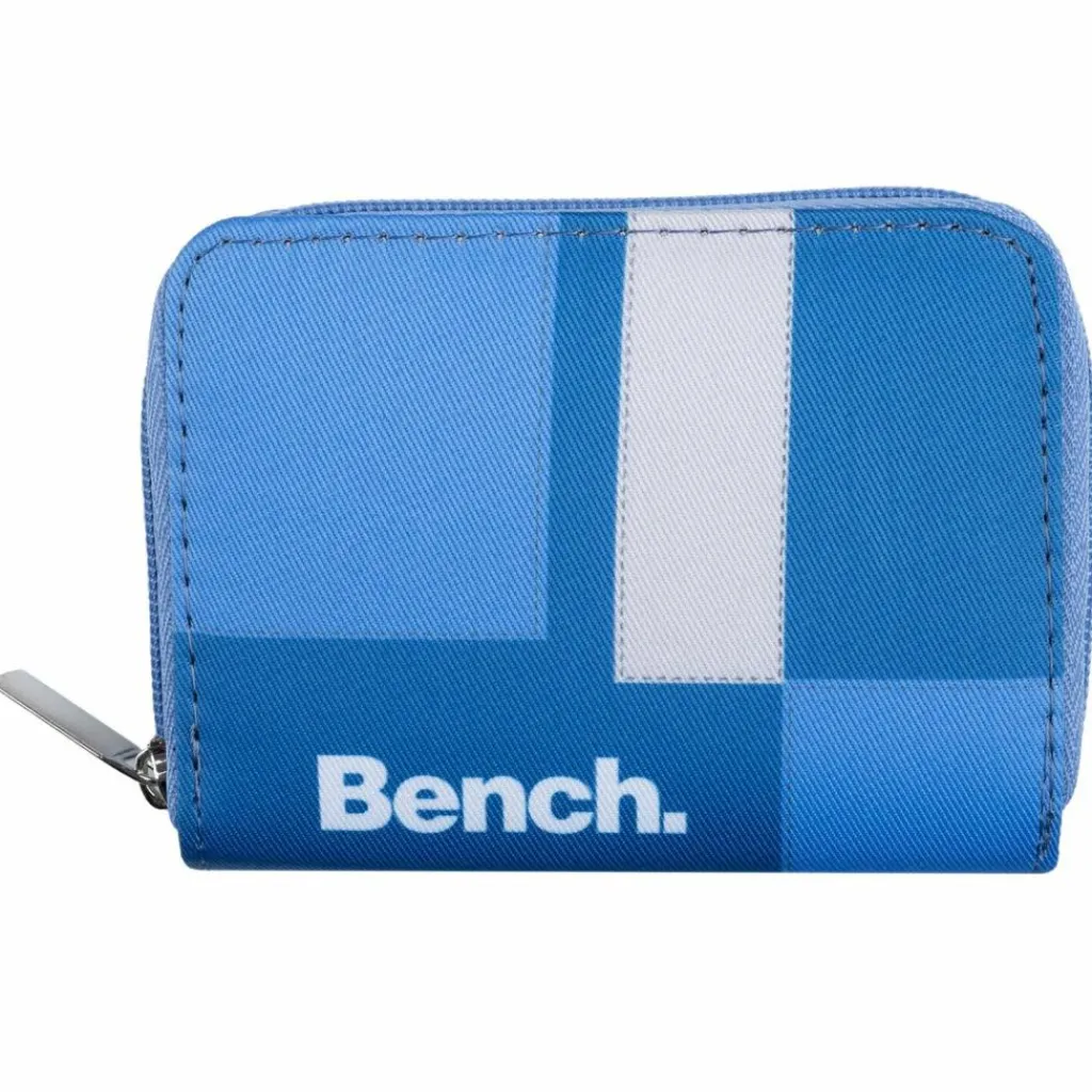Bench Damengeldbörsen Querformat<Twill Geldbörse 12 cm blau