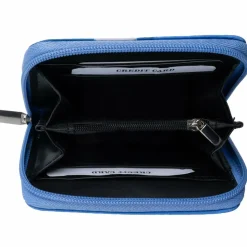 Bench Damengeldbörsen Querformat<Twill Geldbörse 12 cm blau