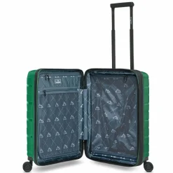 Bergpfeil Hartgepäck Kabinengepäck|4-Rollen Kabinentrolleys<Travel 4 Rollen Kabinentrolley 55 cm Laptopfach mit Dehnfalte emerald green metallic