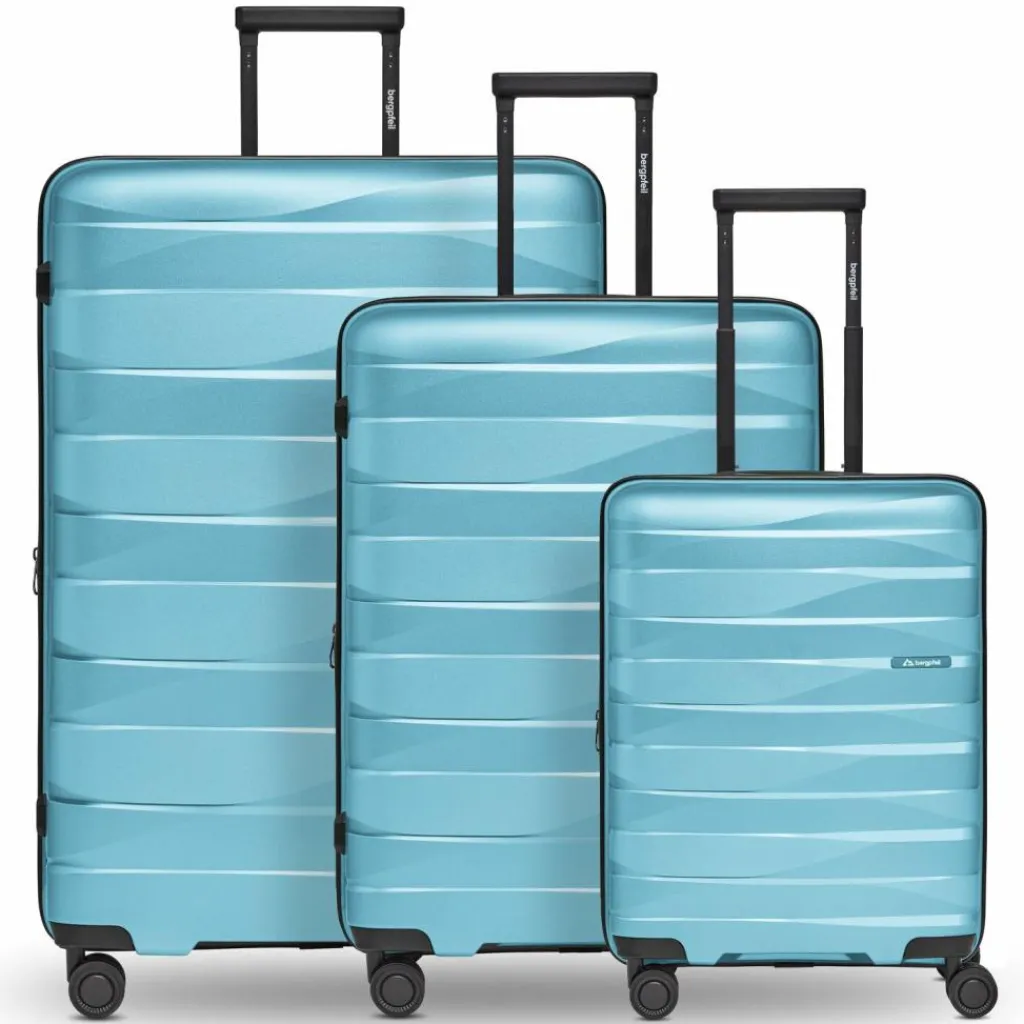 Bergpfeil Travel 4-Rollen Kofferset 3-tlg. mit Dehnfalte