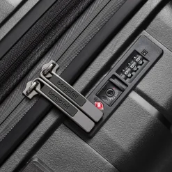 Outlet Bergpfeil Travel 4-Rollen Kabinentrolley S 55 cm mit Dehnfalte black night metallic