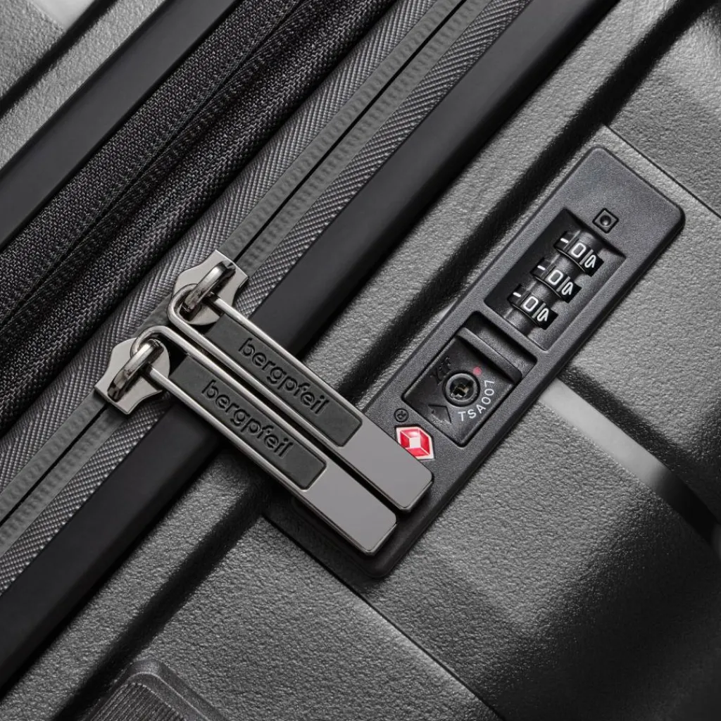 Bergpfeil Koffersets Als Hartgepäck|Koffersets 3-Teilig<Travel 4-Rollen Kofferset 3-tlg. mit Dehnfalte black night metallic