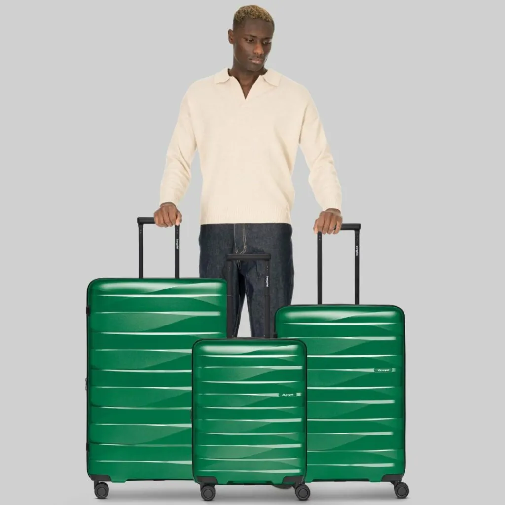 Bergpfeil Travel 4-Rollen Kofferset 3-tlg. mit Dehnfalte