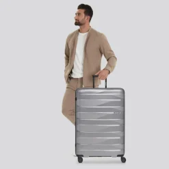 Bergpfeil Travel 4-Rollen Trolley L 75 cm mit Dehnfalte