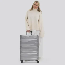 Bergpfeil Travel 4-Rollen Trolley L 75 cm mit Dehnfalte