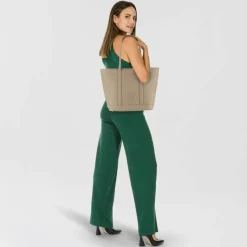 Sale Bogner Bozen Zeta Shopper Tasche Leder 31 cm simply taupe