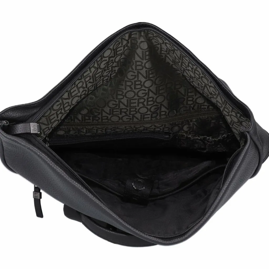 Bogner Rolltop-Rucksäcke|Lederrucksäcke<Jasper Anton Rucksack Leder 46 cm Laptopfach black