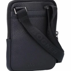 Bogner Umhängetaschen<Jasper Jacob Umhängetasche Leder 13 cm black