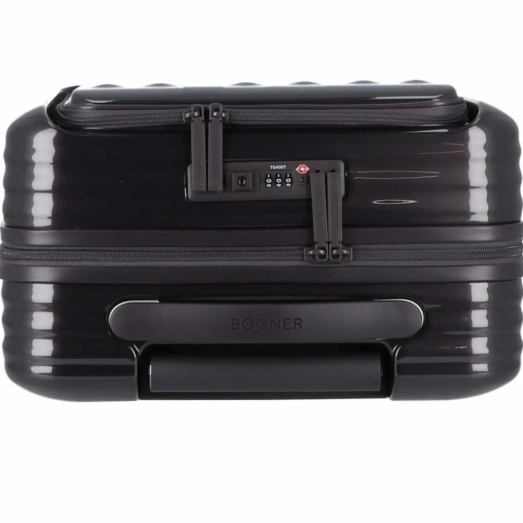 New Bogner Piz 4 Rollen Kabinentrolley 55 cm darkgrey