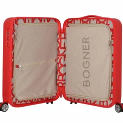 Discount Bogner Piz 4 Rollen Kabinentrolley 55 cm red