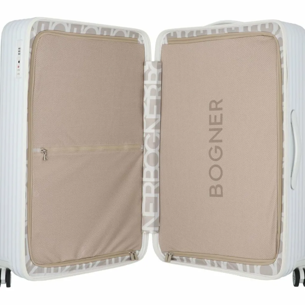 Bogner 4-Rollen Koffer|Hartgepäck<Piz 4 Rollen Trolley 77 cm white