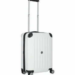 Best Bogner Piz Deluxe 4 Rollen Kabinentrolley 55 cm white