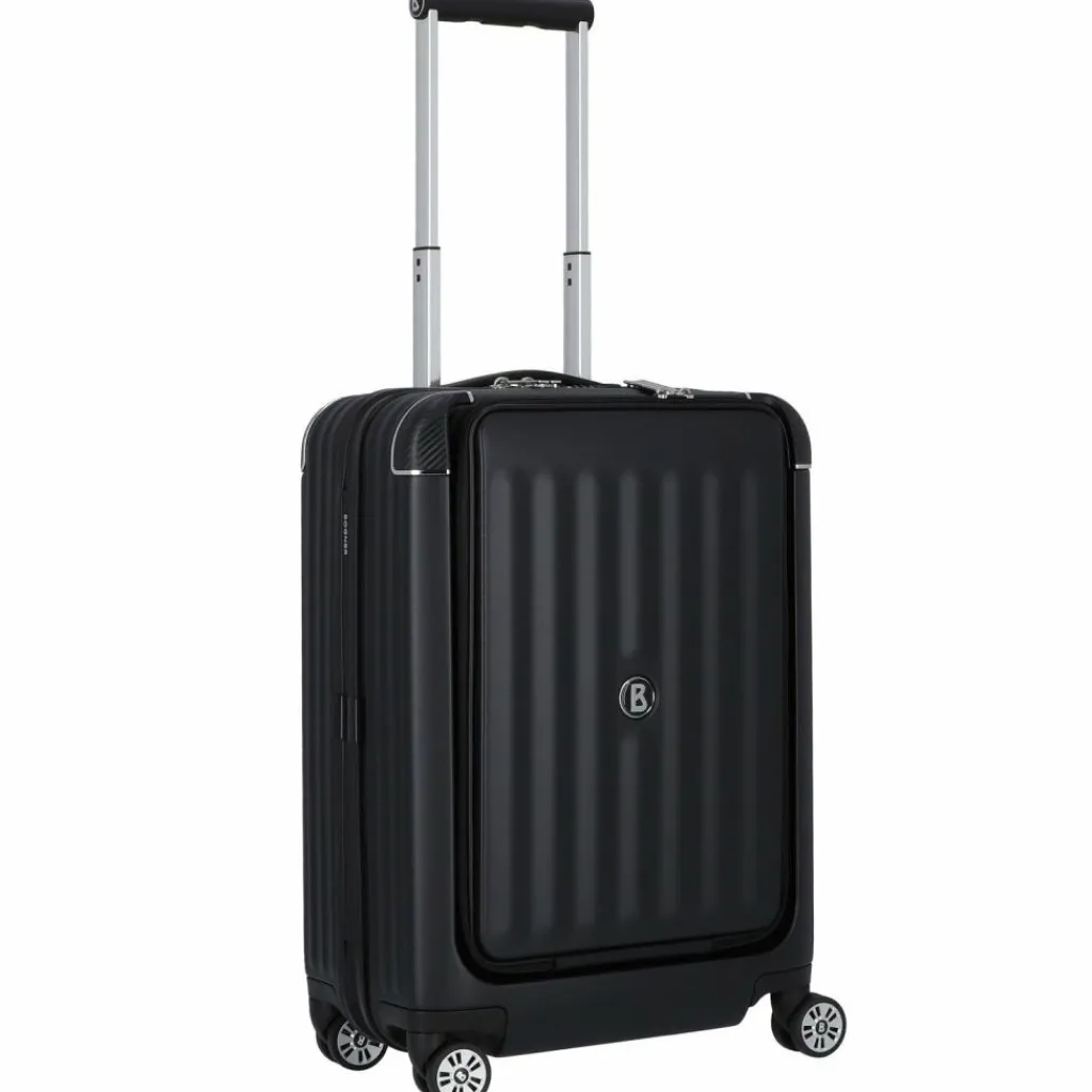 Hot Bogner Piz Deluxe 4 Rollen Kabinentrolley 55 cm black