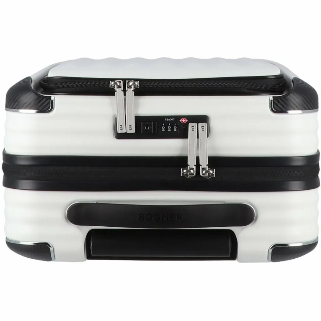 Bogner 4-Rollen Kabinentrolleys|Hartgepäck<Piz Deluxe 4 Rollen Kabinentrolley 55 cm white