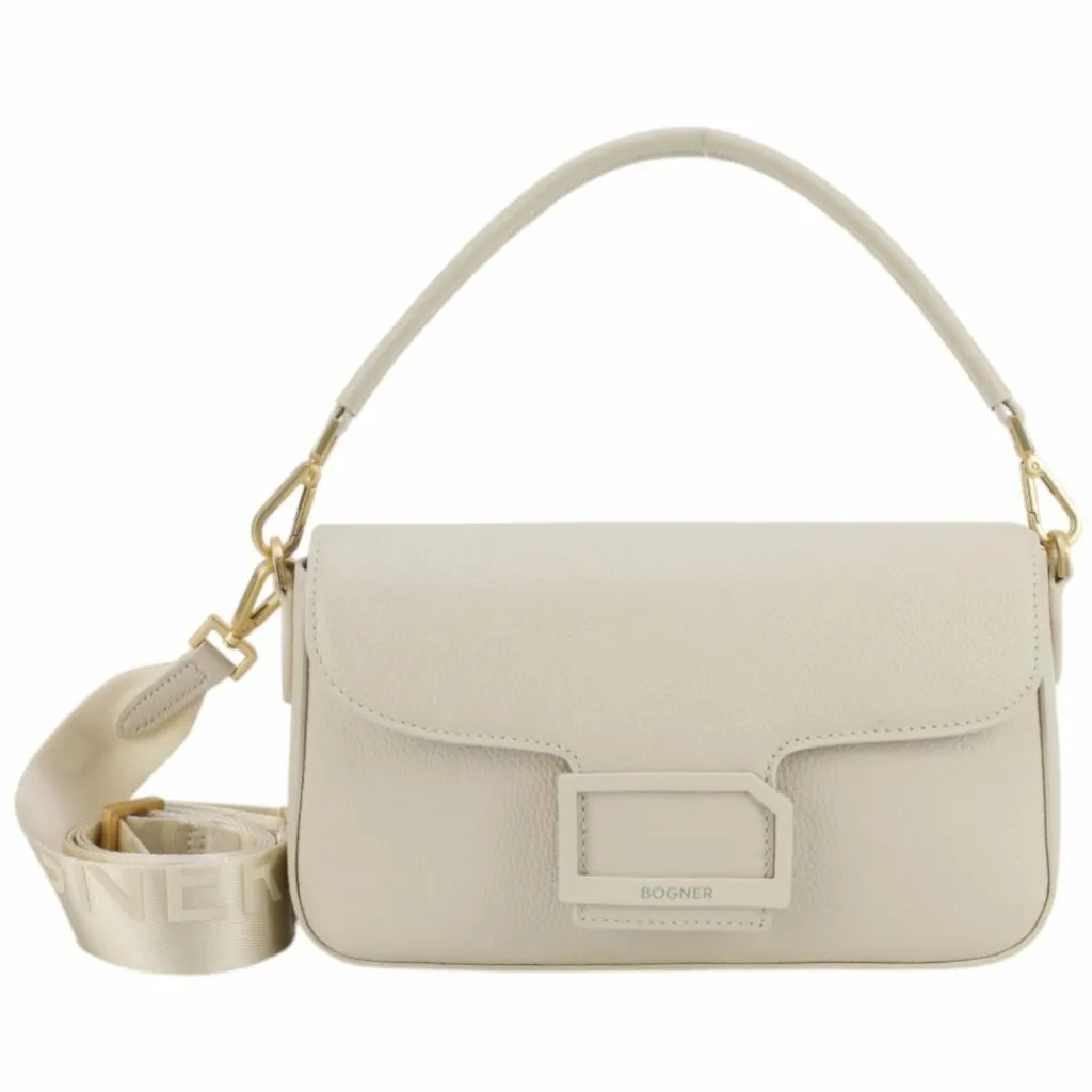 Sale Bogner Pontresina Schultertasche Leder 27 cm birch