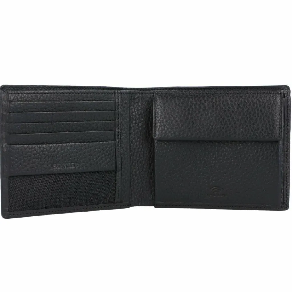 Bogner Herrengeldbörsen Querformat<Vail Devin Geldbörse RFID Leder 12 cm black