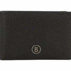 Bogner Herrengeldbörsen Querformat<Vail Nelio Geldbörse RFID Schutz Leder 11 cm black