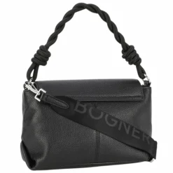Bogner Schultertaschen<Vanil Stefania Schultertasche Leder 24 cm black