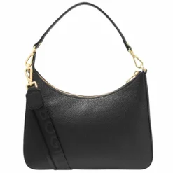 Bogner Schultertaschen<Wallis Odette Schultertasche Leder 32 cm black