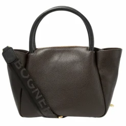 Bogner Henkeltaschen|Schultertaschen<Wallis Raja Schultertasche Leder 27 cm seal brown