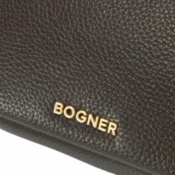 Bogner Henkeltaschen|Schultertaschen<Wallis Raja Schultertasche Leder 27 cm seal brown