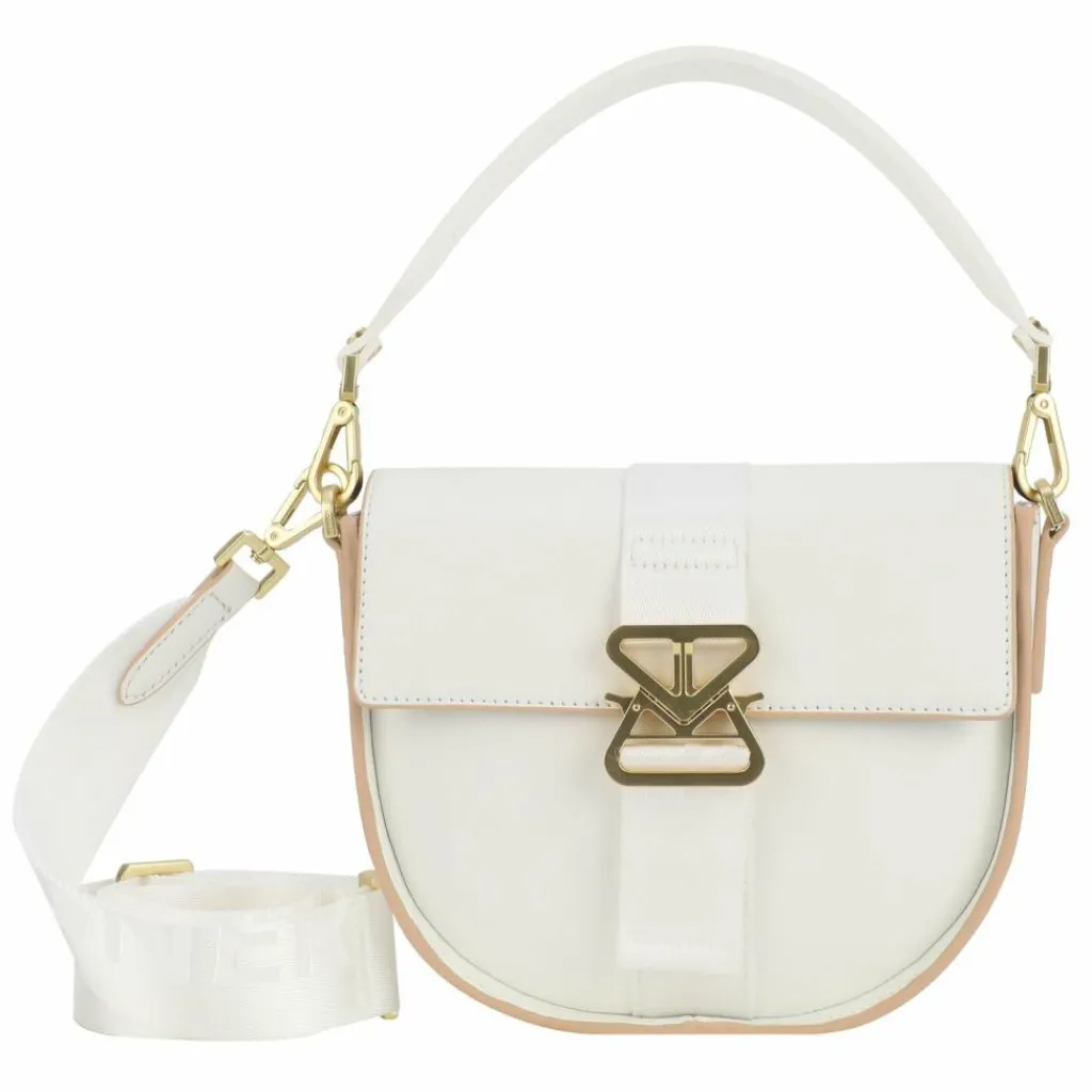 Bogner Schultertaschen<Zuoz Cassy Schultertasche Leder 27 cm white