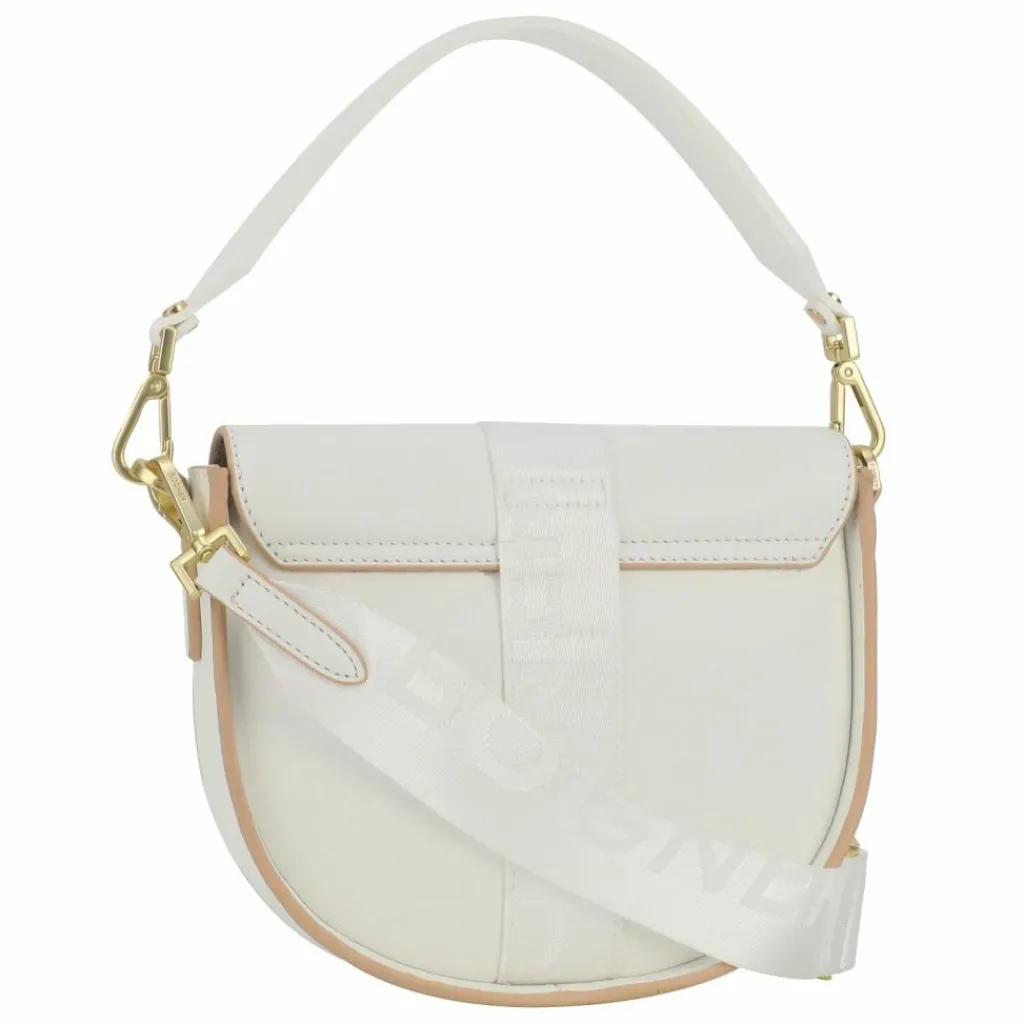 Bogner Schultertaschen<Zuoz Cassy Schultertasche Leder 27 cm white