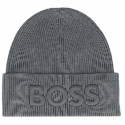 Boss Afox Strickmütze silver