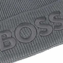 Boss Afox Strickmütze silver