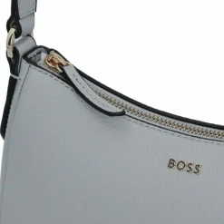 Boss Henkeltaschen|Schultertaschen<Alyce Schultertasche Leder 24.5 cm light-pastel grey