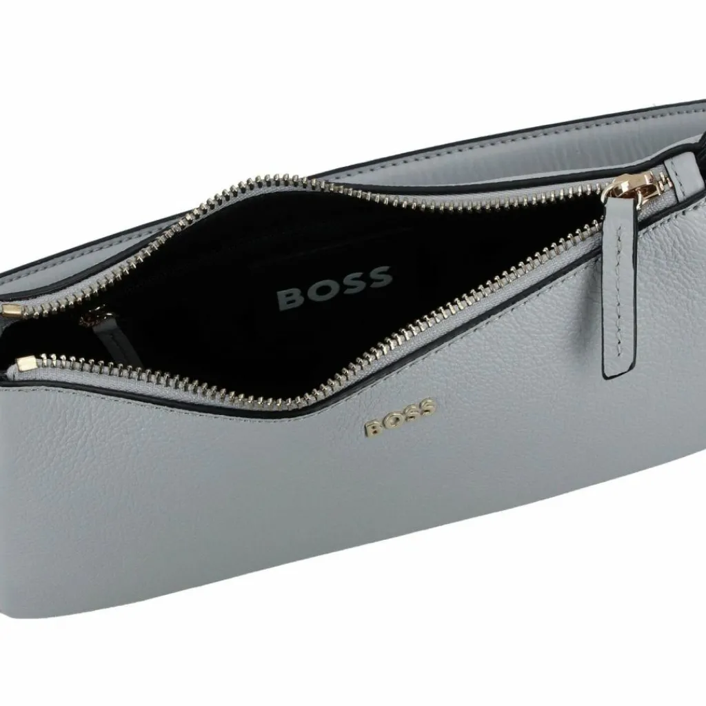 Boss Henkeltaschen|Schultertaschen<Alyce Schultertasche Leder 24.5 cm light-pastel grey