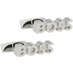Boss Manschettenknöpfe<B- Manschettenknöpfe Edelstahl 2,5 cm silver