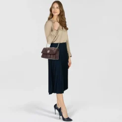 Boss B-Icon Schultertasche 24.5 cm open purple