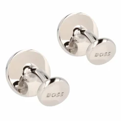 Boss B-Logo Manschettenknöpfe Messing 1 cm