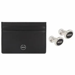 Boss Visitenkartenetuis<GB Kreditkartenetui Leder 10 cm Geschenkbox black