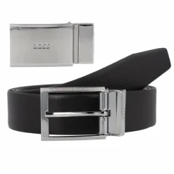 Boss Herrengürtel<Gert Wendegürtel Leder black2