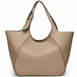 Boss Shopper|Henkeltaschen<Lenah Shopper Tasche Leder 40 cm open brown