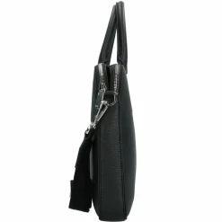 Boss Laptoptaschen|Aktentaschen<New Crosstown Aktentasche Leder 39 cm Laptopfach black