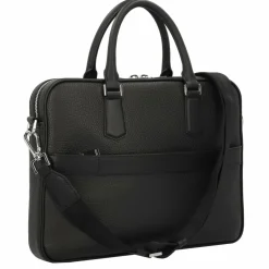 Boss Laptoptaschen|Aktentaschen<New Crosstown Aktentasche Leder 38 cm Laptopfach black