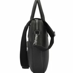 Boss Laptoptaschen|Aktentaschen<New Crosstown Aktentasche Leder 38 cm Laptopfach black