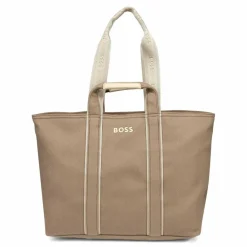 Boss Shopper|Henkeltaschen<Palmah Shopper Tasche 39 cm open brown