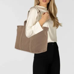 Boss Shopper|Henkeltaschen<Palmah Shopper Tasche 39 cm open brown