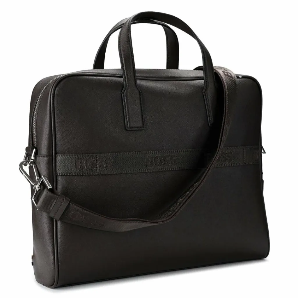 Boss Zair Aktentasche Leder 40 cm Laptopfach