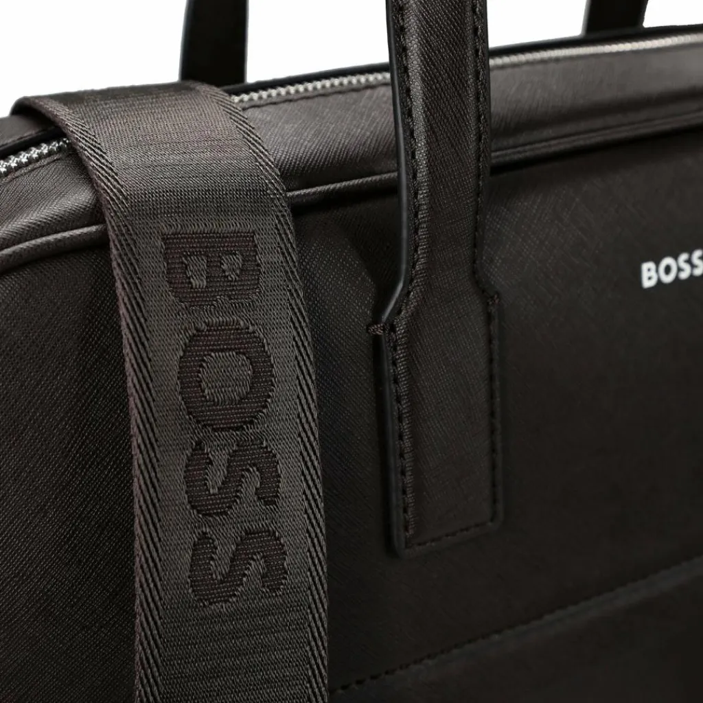 Boss Zair Aktentasche Leder 40 cm Laptopfach