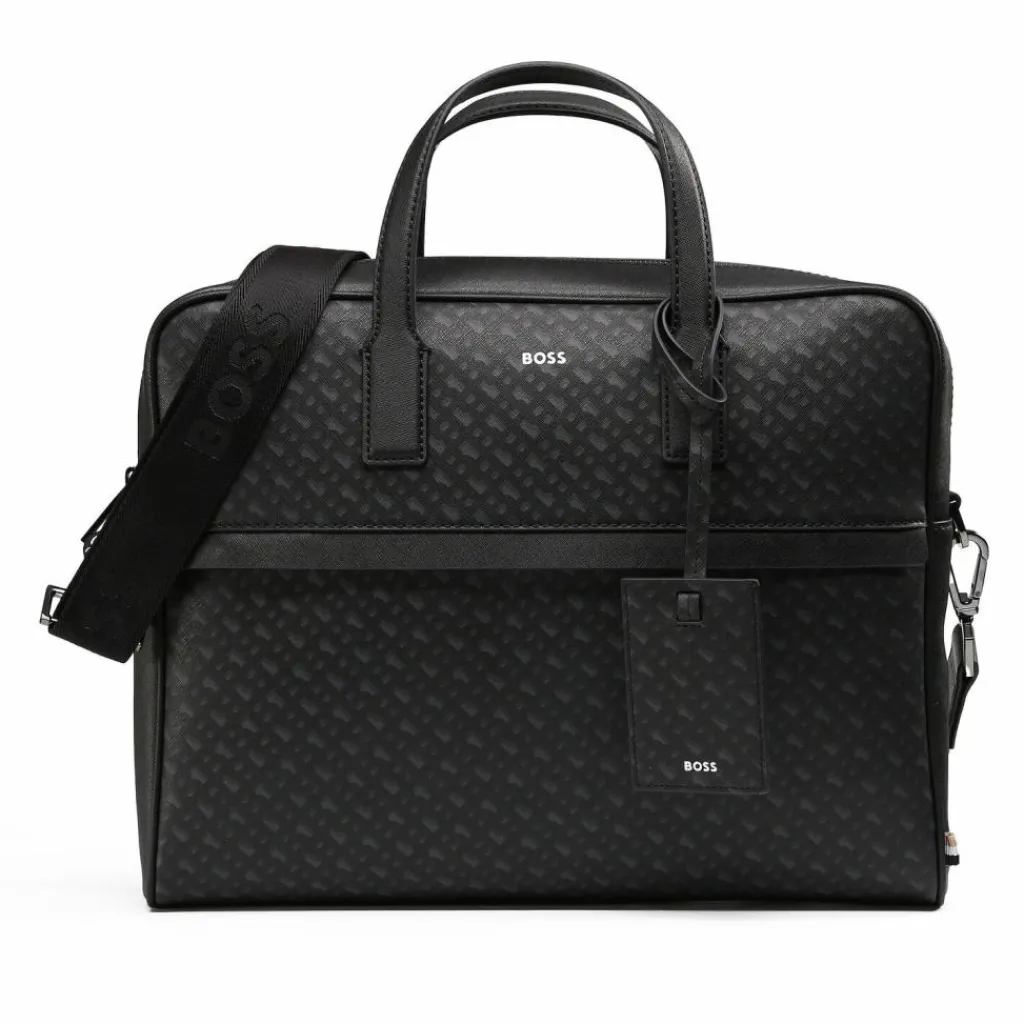 Boss Zair Aktentasche Leder 38 cm Laptopfach