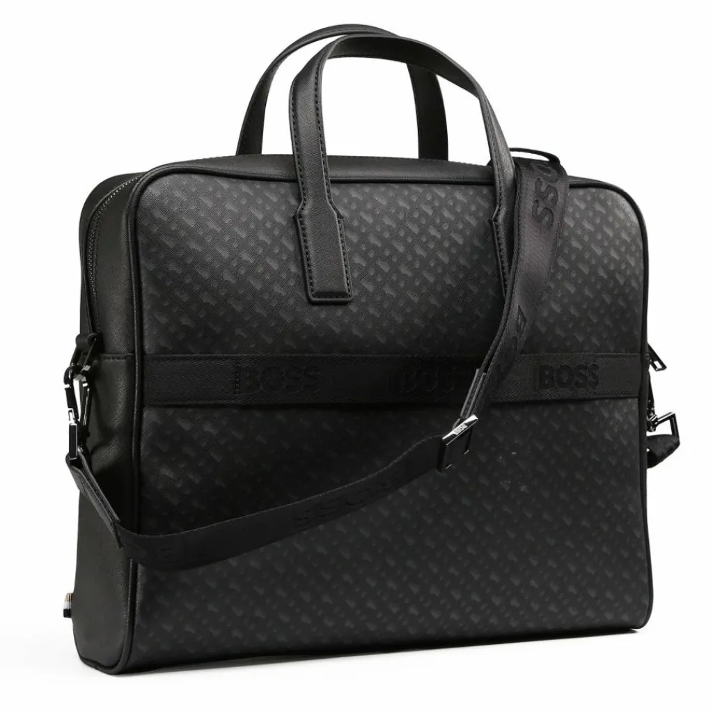 Boss Zair Aktentasche Leder 38 cm Laptopfach