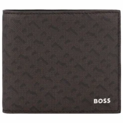 Boss Zair Geldbörse RFID Schutz Leder 11 cm dark brown