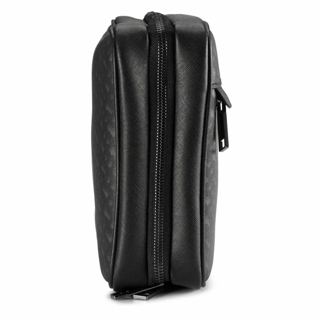 Boss Zair Kulturbeutel Leder 28 cm